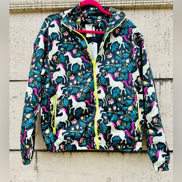 🆕🔖 WeSC✨ Unicorn AOP Track Jacket 🦄 Unisex ✨ Men S | Women’s M | Size 3🦄NWT - Picture 5 of 14